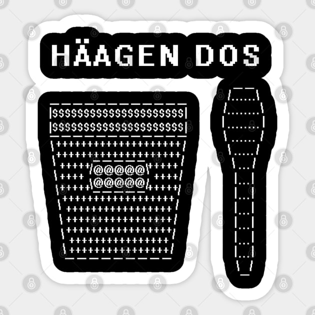 Häagen Dos Sticker by ATee&Tee